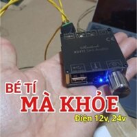 SHIP SIÊU NHANH Amply bluetooth C50L 100W điện 12v, 24v dùng cho ô toi xe máy, dàn âm thanh nhỏ cực hay