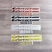 (ship toàn quốc) COMBO cặp tem chữ VARIO 150 đời 2017 2018 và cặp chữ HONDA độ màu