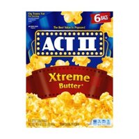 (ShipHỏaTốc) Bắp Rang Bơ Nhiều Bơ, Microwave Popcorn, Xtreme Butter, 6 Gói, 16.5 oz (468g)