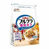 (ShipHỏaTốc) CALBEE - Ngũ Cốc Trái Cây Ít Đường, Frugra Granola, 30% Less Sugar (600g)