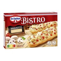 (ShipHỏaTốc) DR. OETKER - Bánh Mì Phô Mai Nấm & Cà Chua, Bistro, Baguette Champignon, 2 Cái (250g)
