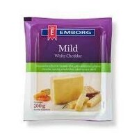 (ShipHỏaTốc) EMBORG - Phô Mai Cheddar Trắng, Traditional British Cheddar, 35% Fat (200g)