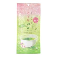 (ShipHỏaTốc) KANES - Trà Xanh với Lá Hoa Anh Đào & Matcha, Green Tea with Sakura Leaf & Matcha, All Natural, (24g)