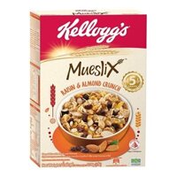 (ShipHỏaTốc) KELLOGG'S - Ngũ Cốc Giòn Nho Khô & Hạnh Nhân, Mueslix, Raisin & Almond Crunch (375g)