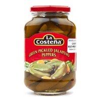 (ShipHỏaTốc) LA COSTENA - Ớt Trái Ngâm, Whole Jalapeno Peppers, 15.5 oz (440g)