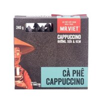 (ShipHỏaTốc) MR. VIET - Cà Phê Hòa Tan, Coffee Cappuccino 4 in 1, 12 Gói (240g)