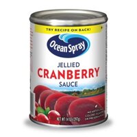 (ShipHỏaTốc) OCEAN SPRAY - Sốt Nam Việt Quất, Jellied Cranberry Sauce, 14 oz (397g)