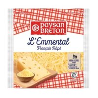 (ShipHỏaTốc) PAYSAN BRETON - Phô Mai Emmental Bào Sợi, L`Emmental, Francais Rape (200g)