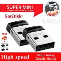 ♥Shipping Vận Chuyển + COD♥SanDisk Cruzer Fit CZ33 128GB 64GB 32GB 16GB Mini Nano USB Flash Pen Drive Memory Thumb Stick