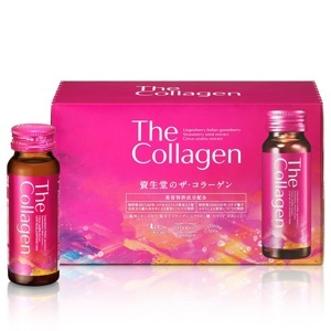 Nước uống tăng cường collagen Shiseido The Collagen Enriched - 50 mg , 10 lọ