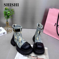 SHISHI giày nữ boot nữ bột Thời trang trăm mốt  Linh hoạt Bền Thoải mái Tự tin B24F02G 39Z240925