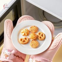 Shngki Găng Tay Silicon Hoạt Hình Dễ Thương Kawaii Nhà Bếp Dày Lò Nướng Cách Nhiệt Găng Tay Bé Gái Quà Tặng MNS