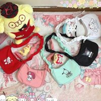 Shngki Sanrio Series Hello Kitty Kawaii Túi Đeo Chéo Vai Đơn Thời Trang Cô Gái Trái Tim Mật Ong Phong Cách Cô Gái Tối Giản Túi Đeo Ngang MNS
