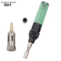 [Shnzff] Bộ sắt hàn 3 trong 1 Đầu đốt bút hàn Gas Hàn sắt Butan Tip Tool YBUI