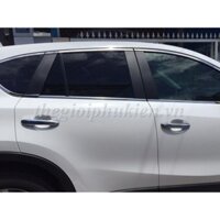 [SHOCKKK ] Bộ ốp tay nắm cửa Mazda CX5, CX-5 2016-2017 [ tặng kèm miếng dán chén cửa trong suốt ]