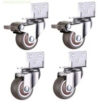 Shoeemporium Xoay Caster Tắt Tiếng Con Lăn Cho Xe Đẩy Phụ Kiện Gia Đình Cũi Cho Bé 4 Bánh Xe