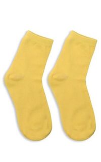 Shoes Sock In Yellow