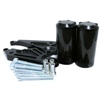 Shogun Honda CBR300R CBR300 CBR 300 R 2015 2016 2017 2018 2019 2020 2021 No Cut Carbon Fiber Frame Sliders Fits ABS & NON ABS Models - 710-3149 - M...