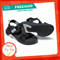 SHONDO Giày Dép Sandals Nam Nữ Unisex Shondo F7 Racing Đen Full - Đi học, đi làm, đi chơi F7R1010