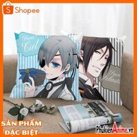 Shop Anime HCM -  Áo gối, bao gối, gối sofa, gối tựa lưng 40x40 in hình Anime Hắc Quản Gia
