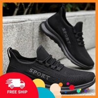 [Shop Bán Chạy] Giày nam sneaker thể thao full đen