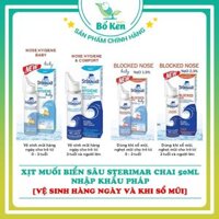 Shop Bố Ken - Chai Xịt Muối Biển Cá Heo Sterimar 50ml Giúp Vệ Sinh Và Điều Trị Nghẹt Mũi [100% Nhập khẩu Pháp]