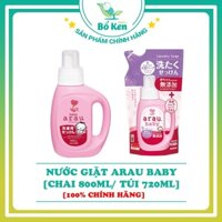 Shop Bố Ken Nước Giặt Arau Baby [100% Chính Hãng; Chai 800ml/ Túi 720ml]