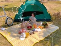 Shop Camping Bán Tấm trải picnic, dã ngoại, tấm chiếu ngủ trưa văn phòng chống nước, chống ẩm tuyệt đối kích thước 2mx1m5 (mã TT-04.1)