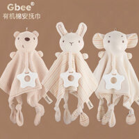 Shop Gbee Cotton Hữu Cơ Cho Bé Nhẹ Nhàng Khăn Nước Bọt Cho Bé Miếng Dán Lục Lạc Chuông Búp Bê Sơ Sinh Đồ Chơi Cho Bé Abee Cắn Được  #A250401#