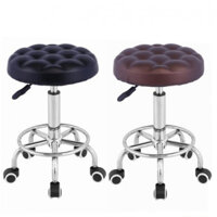 [Shop] Ghế xoay inox nâng hạ có múi dùng trong Spa, phun xăm, ghế làm nail, thẩm mỹ viện, làm tóc, ngồi chờ