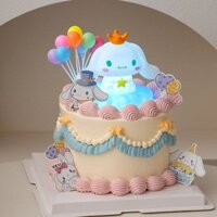 [Shop Giảm Giá] Influencer Dạ Quang Đám Mây Quế Trang Trí Bánh Cho Chó Lớn Kuromi Bé Trai Bé Gái Trẻ Em Sinh Nhật Cắm Vào
