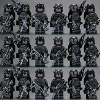 [Shop Giảm Giá] Tương Thích Với Lego Ngụy Trang Lực Lượng Đặc Biệt Quân Đội Minifigures Ma SWAT Commando Lắp Ráp Khối Xây Dựng Đồ Chơi Quà Tặng Năm Mới