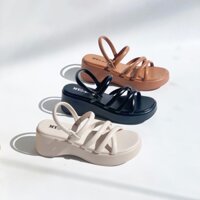 [shop giay minh thu] Sandal bánh mì nữ 5cm MT128