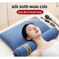 [Shop] Gối sưởi điện,gối ngải cứu thảo dược 2 trong 1 masage cổ vai gáy chườm nóng giảm mệt