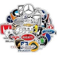 [Shop Hot sale] Giấy dán logo xe ô tô trang trí tường tự làm cao cấp thời trang tủ lạnh máy tính xách tay Máy tính để bàn giấy dán chống nước tự làm