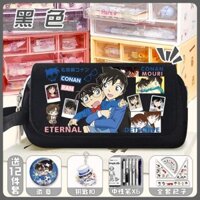 [Shop Hot Sale] Hộp đựng bút chì thám tử Conan Haihara Aikid dung tích lớn Học sinh trung học cơ sở Hộp đựng bút chì hoạt hình Anime Hộp văn phòng phẩm