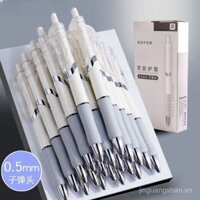 [Shop Hot sale] Nhấn Bút gel đơn giản bút 0.5 Bút mực học sinh màu Đen ins bút ký giá trị cao thi bút mực carbon