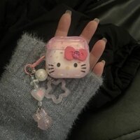 [Shop Hot Sale] Phim hoạt hình Hello Kitty Thích hợp cho Apple airpod4 Vỏ bảo vệ tai nghe Bluetooth Vỏ tai nghe Hello Kitty Kawaii kt Cat