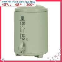 [shop mới+ xả kho] Bình giữ nhiệt nóng lạnh 6L, 8L, 10L   có vòi tiện dụng [xả kho đón tết]