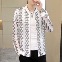 Shop Nam Chống Nắng Phù Hợp Với Mặc Một Lớp Áo Dài Tay Thời Trang Dải Rộng Rỗng Mỏng Áo Khoác Nam