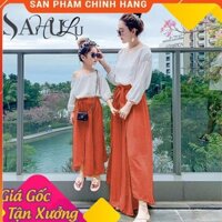 Shop Ngoc Trinh HCM - Shop Ngoc Trinh HCM -  Đầm đôi mẹ và bé Jumpsuit cao cấp Chào hè năng động (Sỉ Lẻ Mẫu Mẹ và bé)  C