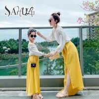 Shop Ngoc Trinh HCM - Shop Ngoc Trinh HCM -  Đầm đôi mẹ và bé Jumpsuit cao cấp Chào hè năng động (Sỉ Lẻ Mẫu bé) Siêu Hot