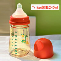 Shop PP Chai Bé Chống Sốc Lớn Cho Bé Rộng Cỡ Siêu Mềm Núm Vú Sơ Sinh Trẻ Em Ống Hút Tay Cầm Nước Uống Sữa Sử Dụng Kép np3,30