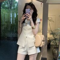 Shop Puerto Rico Thanh Lịch Chanel Áo Khoác Quần Short Hai Mảnh Phù Hợp Với Nữ 2025 Mặc Một Bộ 2.19