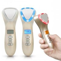 [SHOP SPA] Máy điện di nóng lạnh massage ion ánh sáng sinh học trẻ hóa da D002