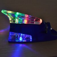 ✨Shop Sửa Đổi Xe Chống Theo Dõi Phía Sau Chỉ Báo Nhấp Nháy Mái Đuôi Ánh Sáng Gió Vây Cá Mập Ăng Ten Nhiều Màu Sắc Nhấp Nháy 25.4.3