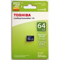 [SHOP UY TÍN] Thẻ Nhớ Toshiba 64GB Class 10 Ghi Nhanh - Siêu Bền [BẢO HÀNH 1 NĂM - LỖI 1 ĐỔI 1]