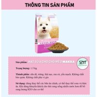 (shopcualeo) Hạt thức ăn cho chó mèo Makka trộn sữa dê tươi nguyên chất (1.5kg) phù hợp mọi loại chó