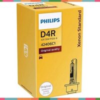 [SHOPEE GIẢM GIÁ] -  Bóng đèn Ô tô/Xe hơi Xenon Philips Standard D4R 42406 C1 42V 35W 4200K - Hàng Chính Hãng