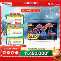 [Shopee - Lắp đặt 0Đ HN HCM] Google Tivi Qled+ 65 Inch - 65Y73 PRO Youtube Netfilx Smart TV